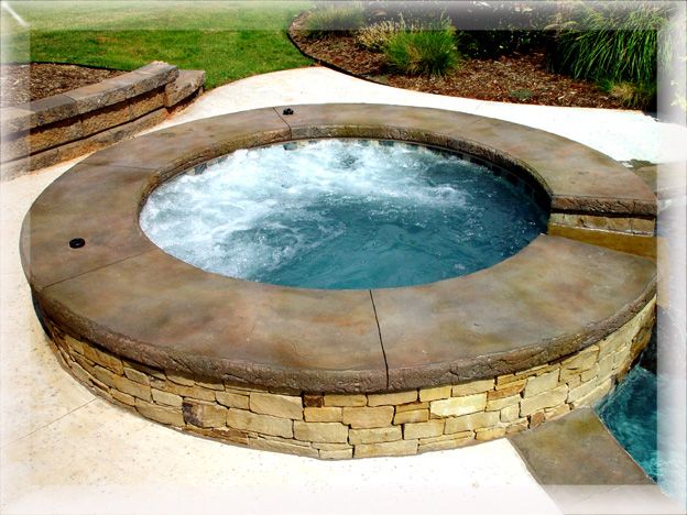 Circular Brick Swimming Pool
