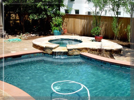 Swimming Pool And A Circular Tub