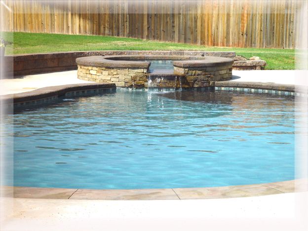 Stamped Coping Pool
